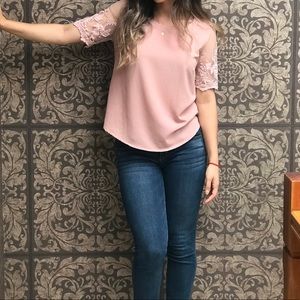 Pink blouse
